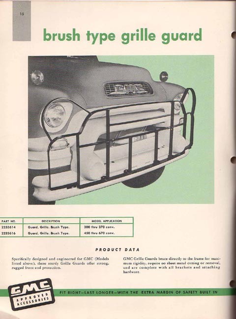 1956 GMC Accesories Brochure Page 32